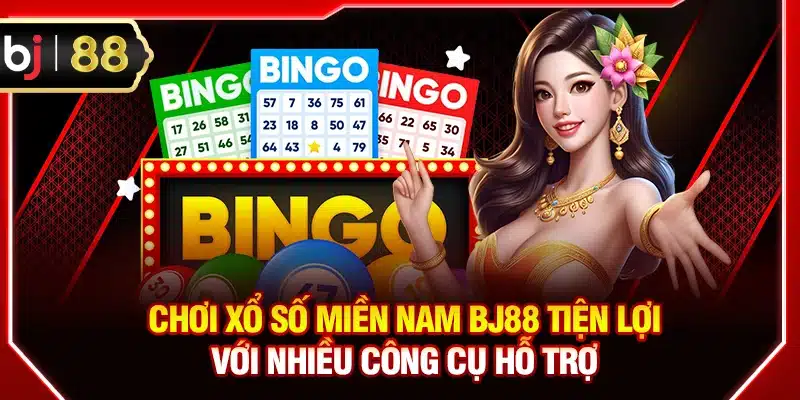 Chơi xổ số miền Nam BJ88 tiện lợi với nhiều công cụ hỗ trợ