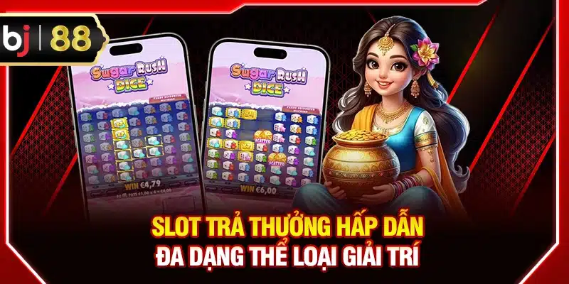 Slot trả thưởng hấp dẫn, đa dạng thể loại giải trí
